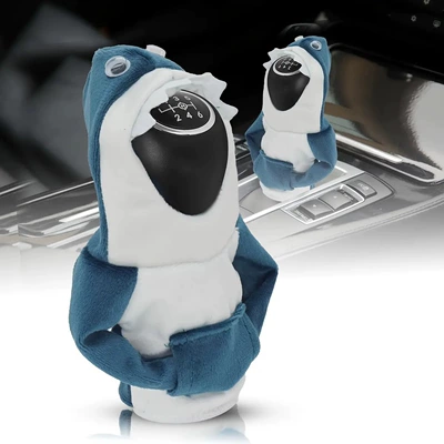 Source Factory Car Gear Shift Sürətlər qutusu və əl tormozu başlıqları - blue-shark
