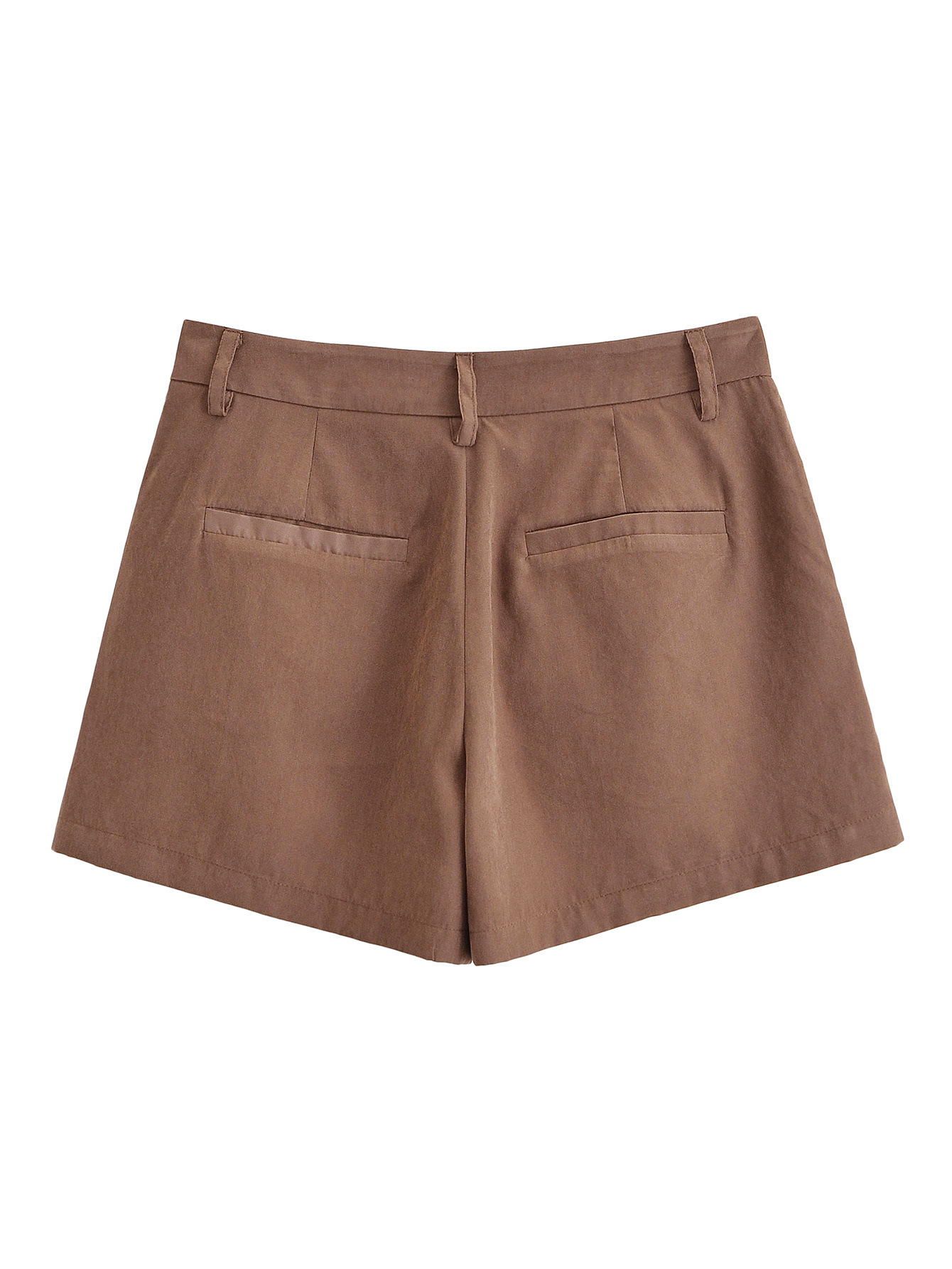 Ensemble tailleur d'été décontracté GraceChic Za pour femme, style européen et américain, coupe cintrée, blazer avec ceinture et mini-short à cravate._voghion.com