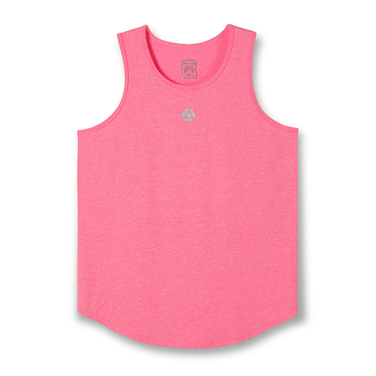 Verano de los hombres corriendo entrenamiento sin mangas de secado rápido ropa deportiva fitness hielo seda delgada suelta chaleco superior en stock impreso