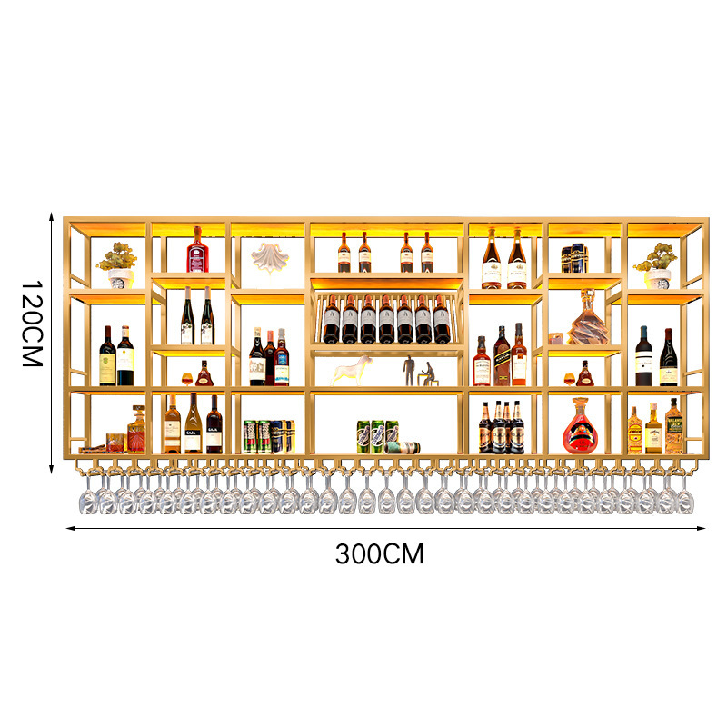 램프가있는 골든 300*20*120