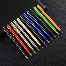 厂家新款创意小高士金属圆珠笔旋转迷你礼品广告笔商务办公签字笔