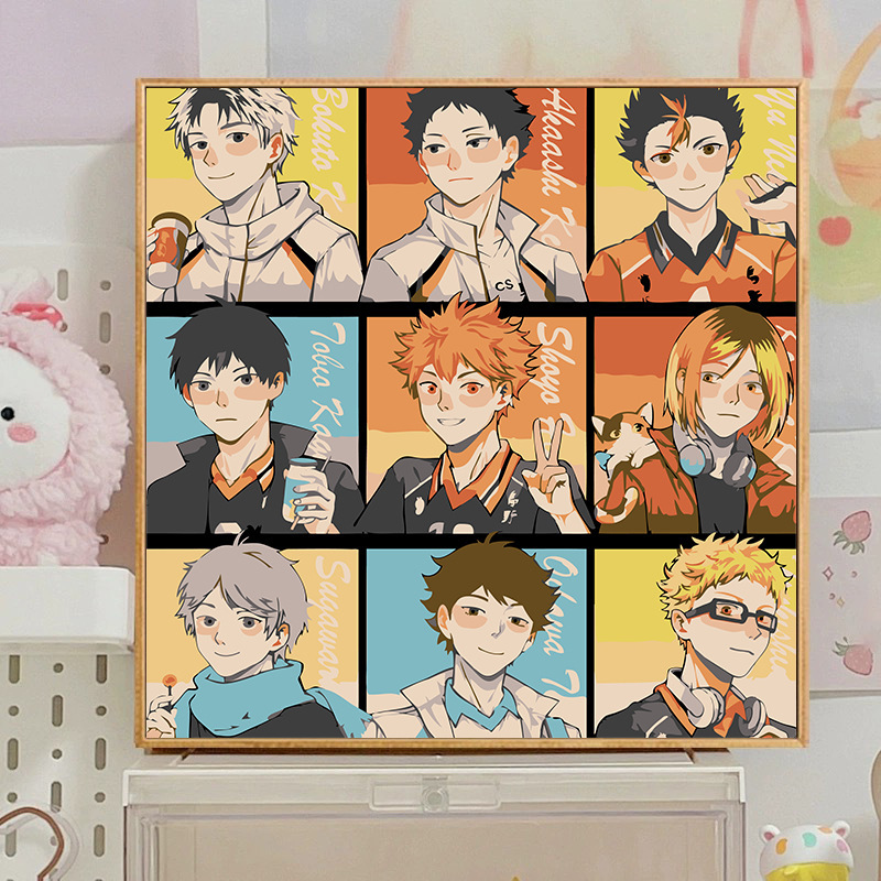 蝶デジタル油絵 diy 着色油絵子供の手描き蝶装飾絵画装飾品メーカー卸売|undefined