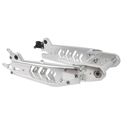 Mavericks N1S flat fork modified 3D lengthened hollow adjustable Fishbone flat fork electric car aluminum alloy frame (Other Electric Vehicle Accessories) - calf-fishbone-adjustable-flat-fork-silver