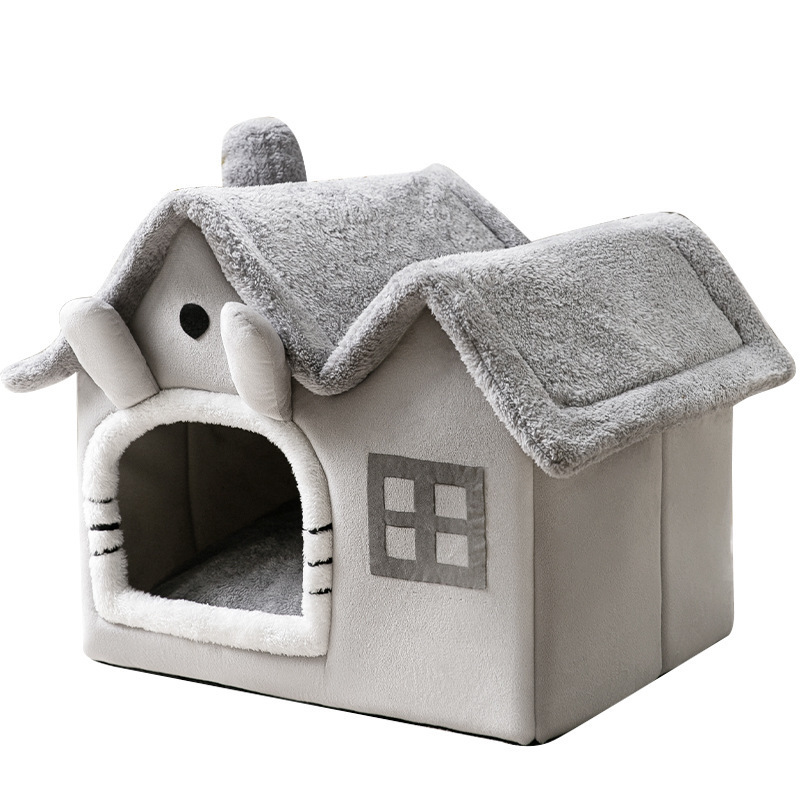 Otoño y invierno casa caliente cerrada, gato, perro, perro, gato, mascota, perro pequeño y mediano