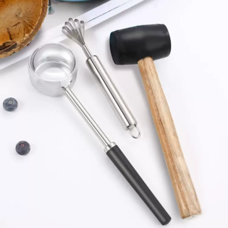 开椰子工具快速开椰子开口器喝椰汁工具家用椰刨丝器不锈钢开椰器
