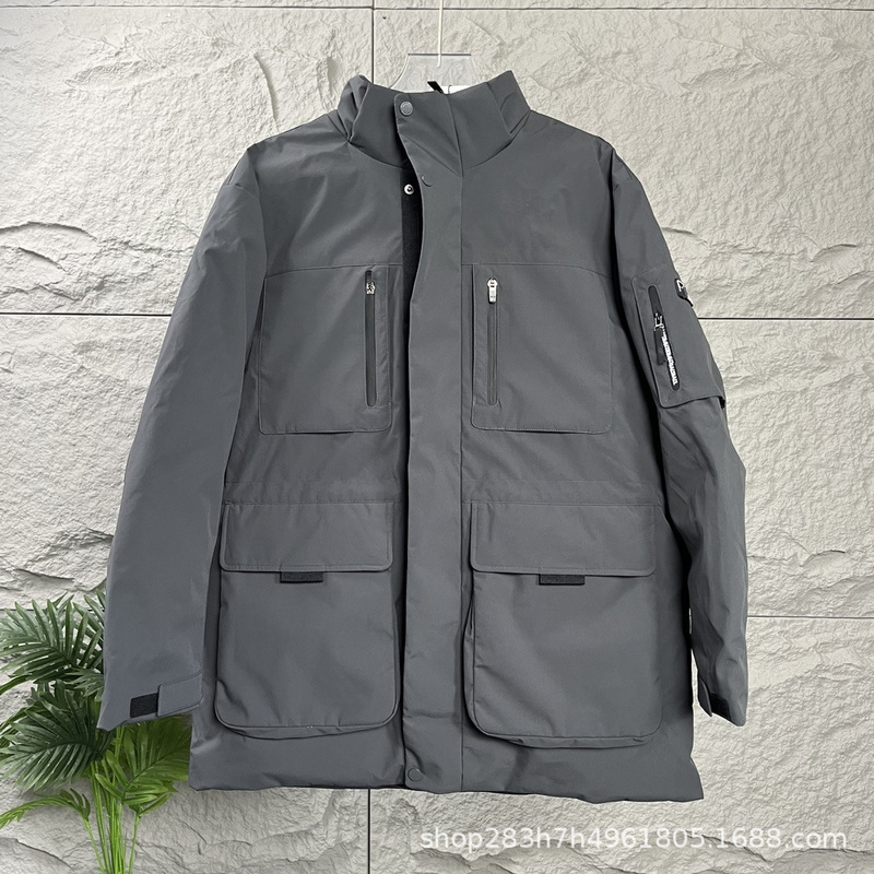 莆田高版本一代大标工装三代派克羽绒服二代大毛领男女中长款外套|undefined