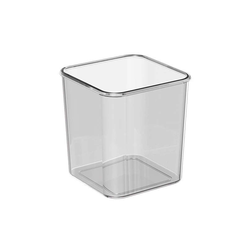 Universal Transparent Refrigerator Storage Box, Clear Plastic Organizer, Multiple Sizes