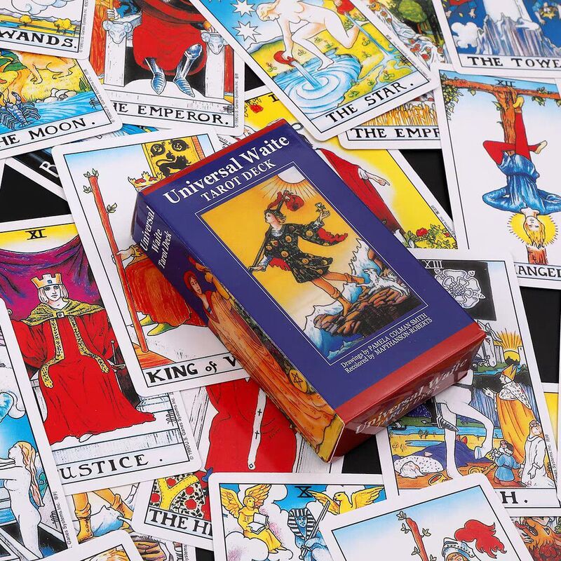 West Brand 78-Card Classic Century-Old Tarot Deck for Beginners, Complete Set by Smith, Bilingual Chinese-English Edition, Genuine