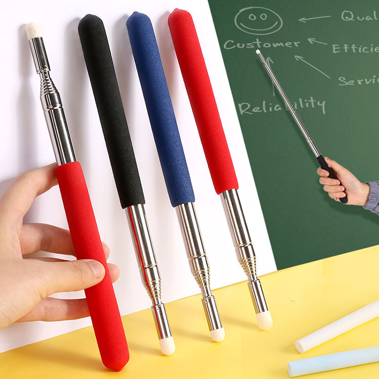 Retractable Teachers' Special Retractable Pointer Blackboard Touch Screen Sensitive Teaching Stick Teaching Stick Teaching Baton