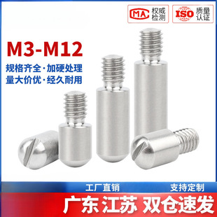 304 stainless steel slotted external thread cylindrical pin GB831 headless step screw shaft position pin M2-M12