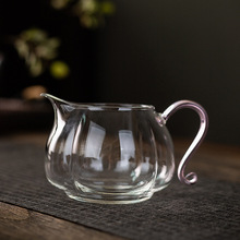 洛神花瓣公道杯日式家用分茶器加厚耐热匀杯分茶杯功夫茶貝茶海