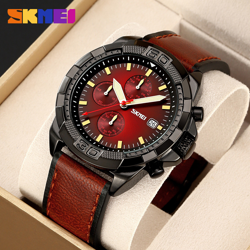 Momento Meiyuantou fábrica de reloj de pulsera de estilo deportivo para hombres, reloj de cuarzo nocturno multifuncional a prueba de agua, exclusivo transfronterizo