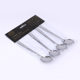 4 Pack Stainless Steel Spoon Household Children's Thickened Round Spoon Soup Spoon Tableware 4 Rose Gold Spoon Wholesale