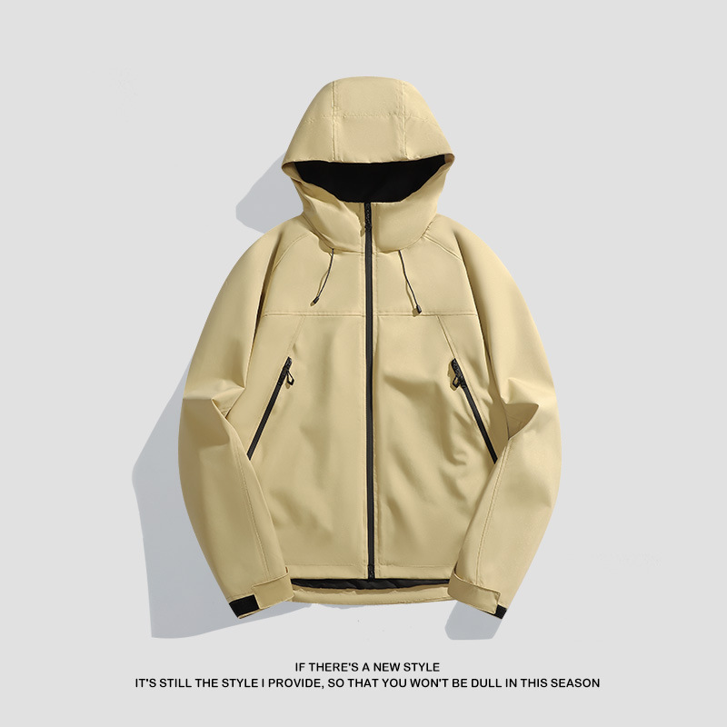 Live Broadcast Explosions Bird Home with All-weather Heat Seal Real Rush LT Anti-rainstorm Machete Sleeve Soft Shell Rush Jacket for Men and Women