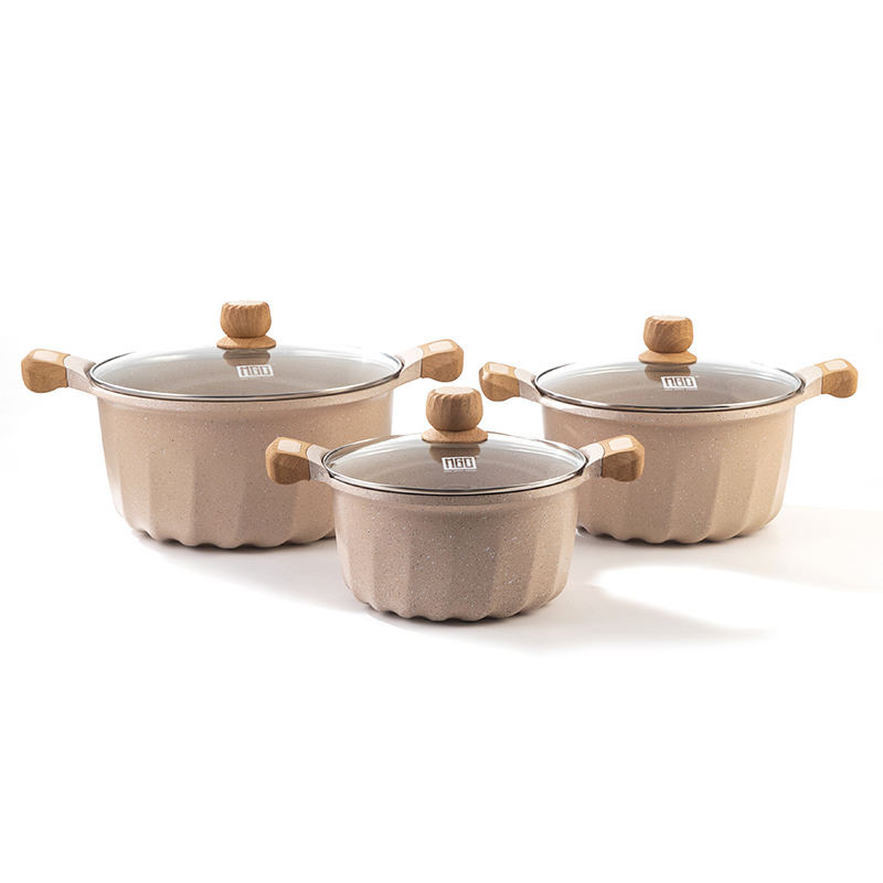 MGC 20.24,28 horno de batería de aluminio fundido a presión 6 piezas de horno de batería de fondo compuesto de mármol de arroz de piedra de aluminio image 7