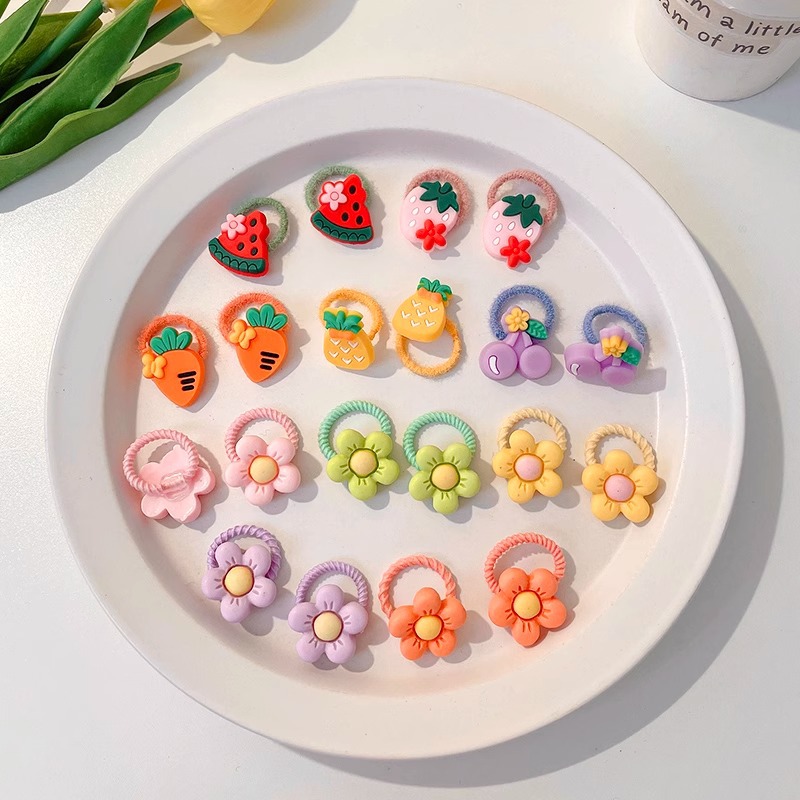 La cuerda del lazo del pelo del bebé la banda del pelo del pulgar de los niños tocado cuerda del pelo del bebé la niña no duele los accesorios del pelo de las muchachas de la banda de goma del pelo