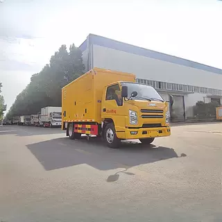 国六移动车载式应急发电车50kw100kw输出电源车工地用道路抢险用