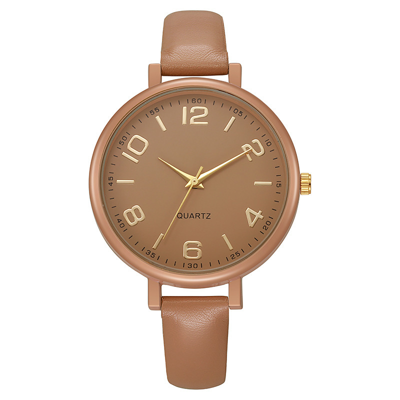 Reloj de cinturón fino para mujer casual retro, elegante, clásico, sentido digital, temperamento de nicho, reloj de cuarzo para estudiantes
