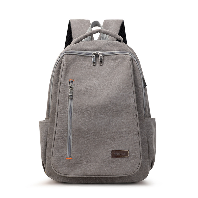 Comercio exterior mochila bolso de las mujeres simple casual Hombre estudiante mochila bolsa de lona de gran capacidad ins estilo bolso de la computadora mochila