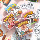 Core Mo Mini Colored Beans Sticker Lovable Kapibala Scene Dress-up Sticker Children's DIY Handmade