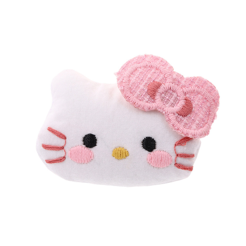 可爱kitty猫辅料日系卡通布艺猫咪服饰配件 甜美蝴蝶结KT猫辅料|undefined