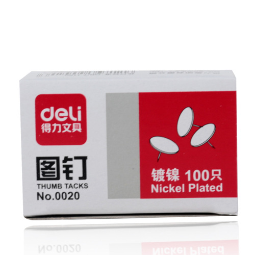 Geti0020 Round Head Staple Flat Head White L-Shaped Round Head Mini Large Staple Wholesale Office Supplies