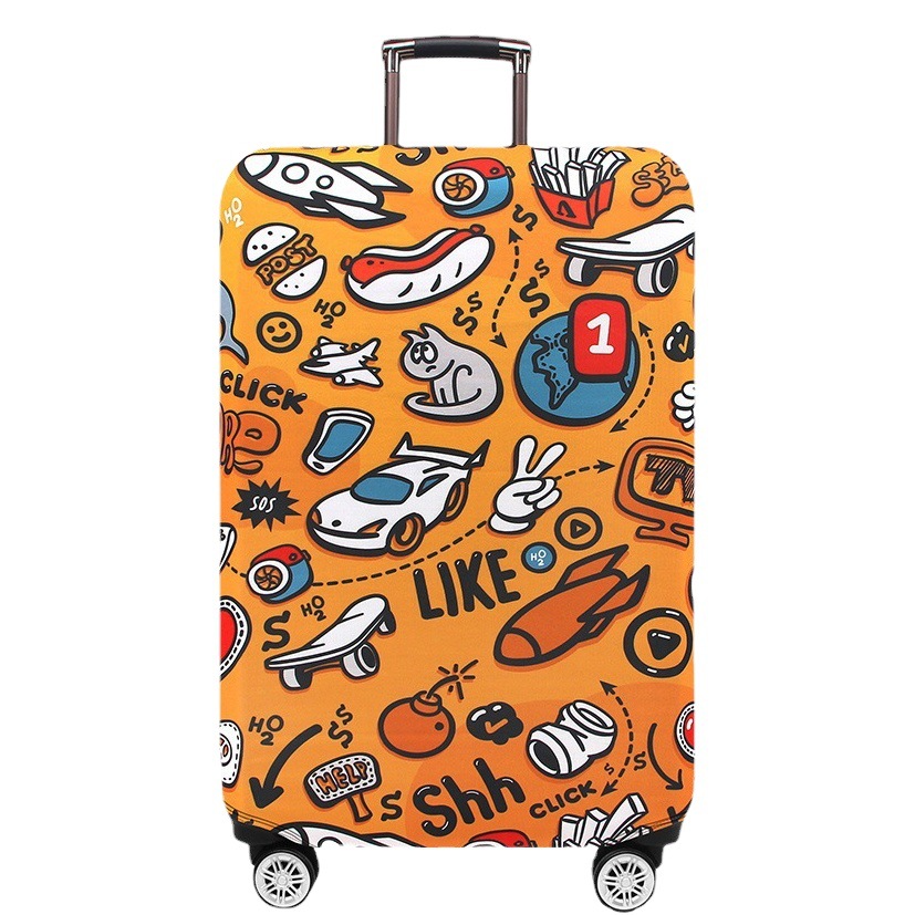 Resistente al desgaste caso de equipaje cubierta protectora Carro de viaje de cuero caso de la capa de la cubierta de polvo 20/24/26/28/29