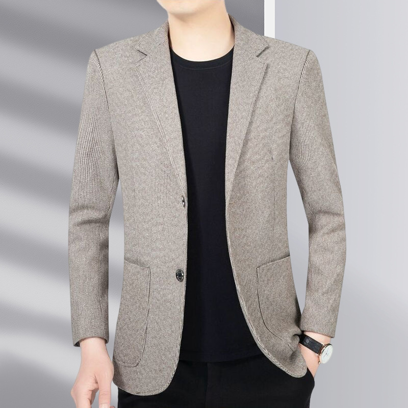 2026 Men's Casual Blazer Spring and Autumn Thin Single Suit Jacket Non-Iron Men's Casual Wear Jacket 2026 Men's Casual Blazer Spring and Autumn Thin Single Suit Jacket Non-Iron Men's Casual Wear Jacket