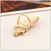 Fashionable cute ring for nails for manicure, Amazon, Korean style