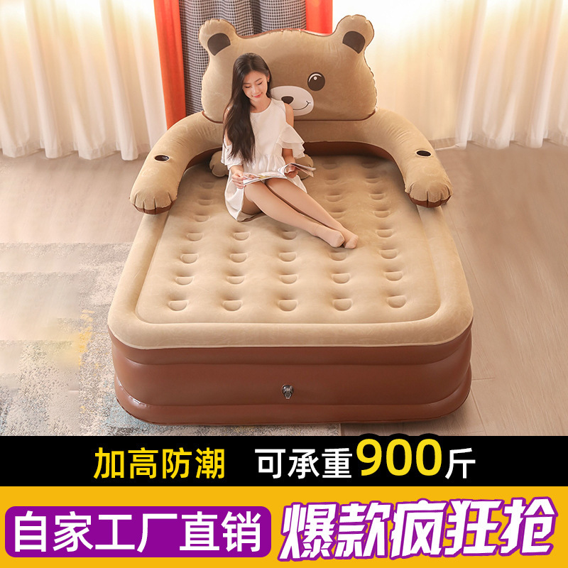 1.2m Air Mattress Thickened Inflatable Mattress for Home Use, Double Size, Suitable for Nap Time, Floor Sleeping, Home and Outdoor Camping