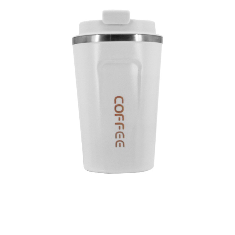 Estilo simple color sólido 304 taza de vacío de acero inoxidable pantalla inteligente temperatura taza de café coche portátil logotipo al por mayor