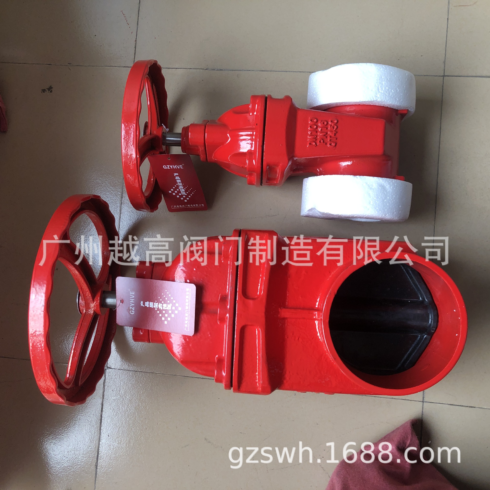 Z81X-16Q卡箍沟槽软密封闸阀 越海沟槽阀门 凯盛 冠大 泉冠阀门