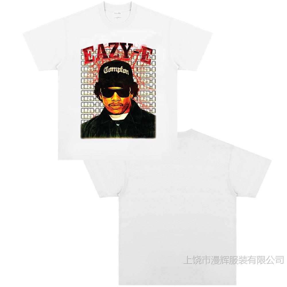 West Coast Rap N.W.A. Digital Direct Jet Washing Made Old American Retro Little Neck Camiseta image 5