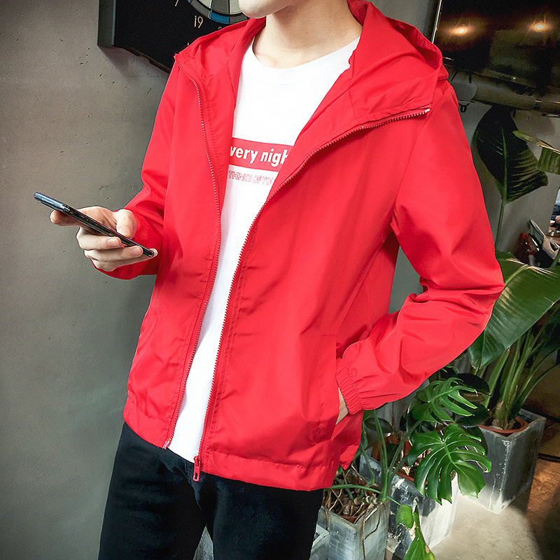 666 bolsillo con cremallera ropa de protección solar Rojo