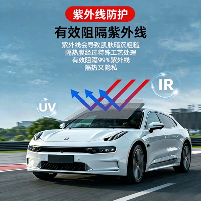 film, double silver metallic thread solar — Automotive Film