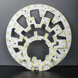 LED吸顶灯改造灯板 改装圆环形光源灯珠5730灯芯齿轮形圆形光源板