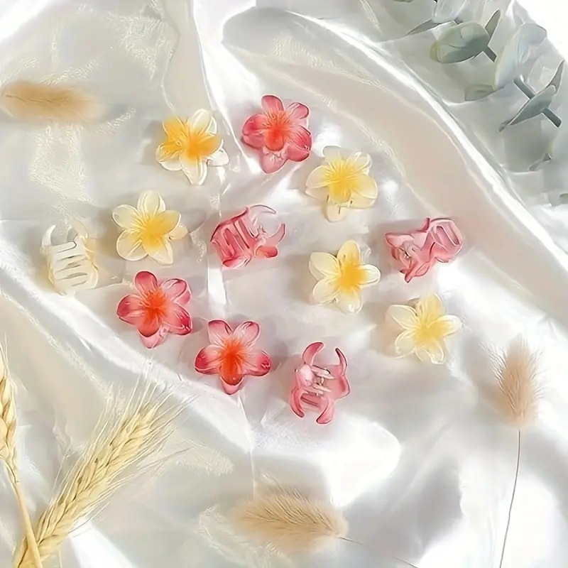 Women's Sweet Simple Style Flower Plastic Hair Clip display picture 8