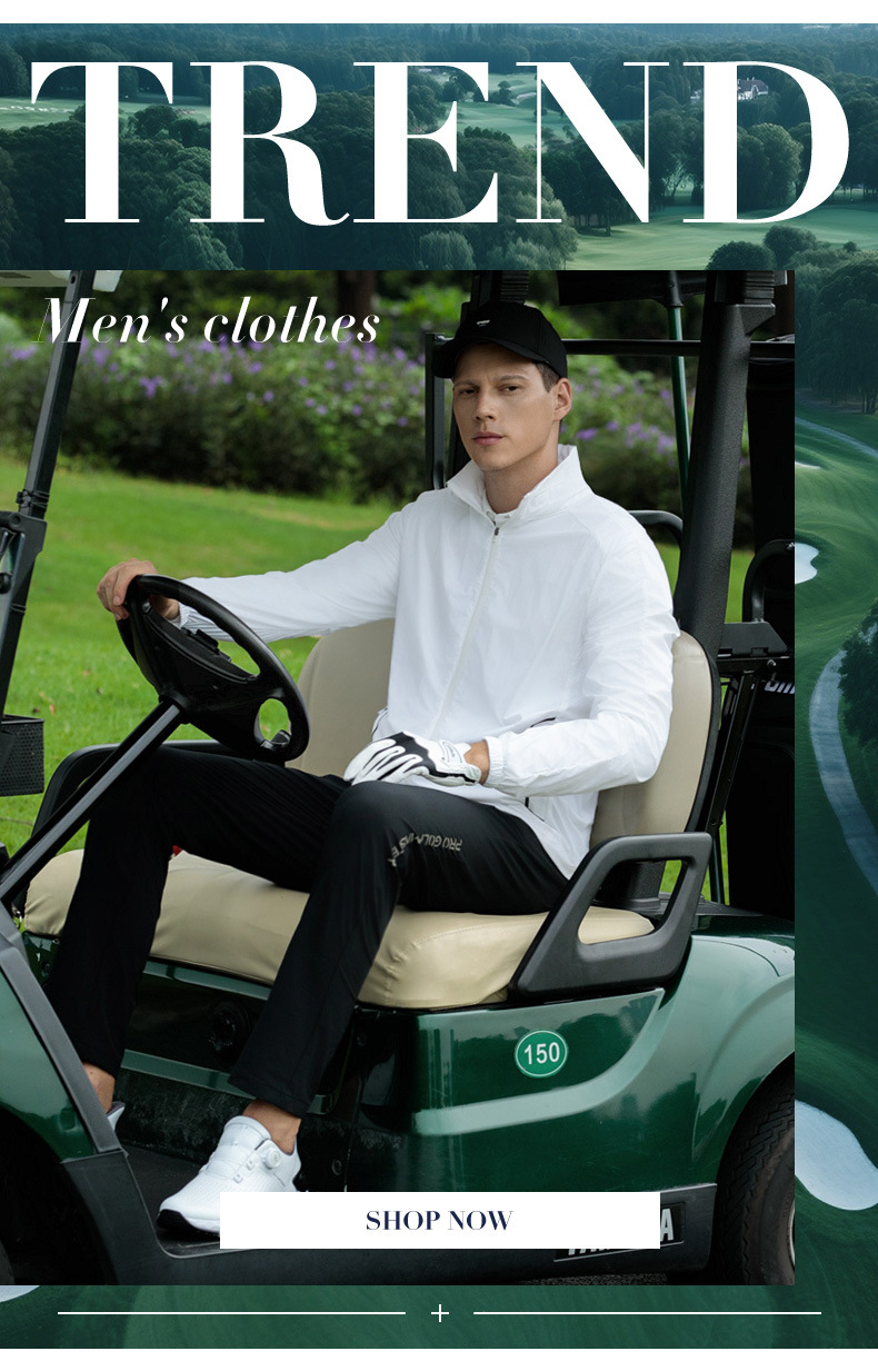Áo chống nắng golf nam cổ đứng nhẹ chống mưa, tay dài khóa kéo — Áo khoác đen [mũ trùm đầu ẩn/chống nắng và mưa/vòng găng tay ở mặt sau] YF818 chi tiết 1