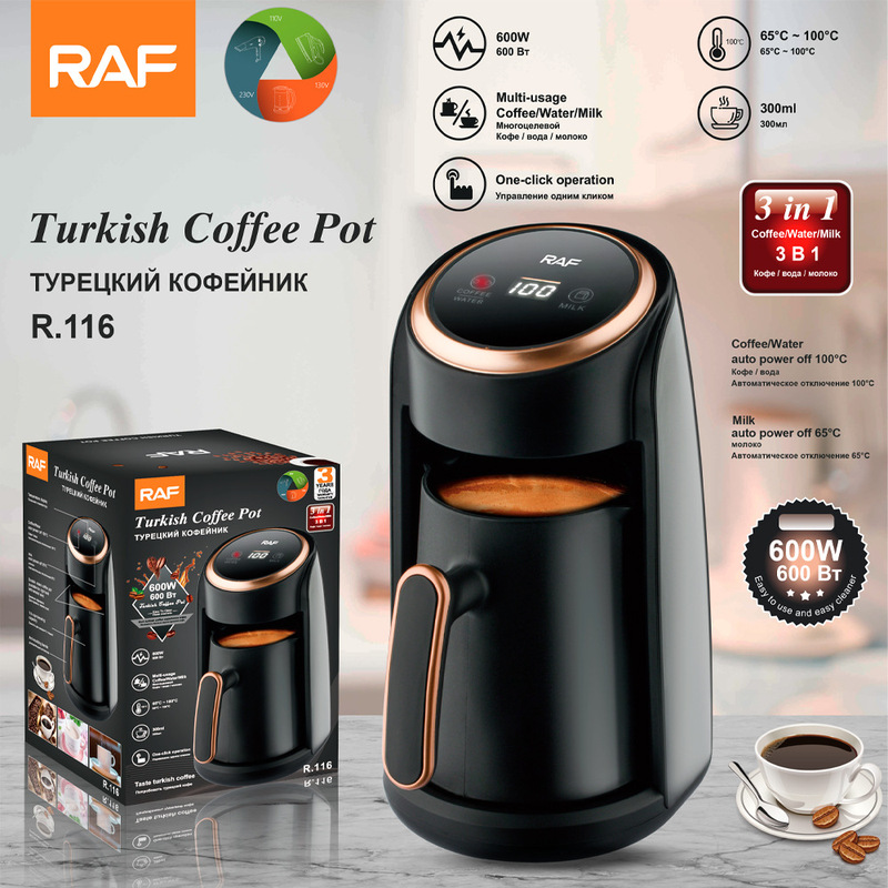Raf European Standard Cross-Border Turkish Coffee Pot High-Temperature Resistant Hot Water Kettle for Brewing Coffee Visible Tea Maker Coffee Machine Raf European Standard Cross-Border Turkish Coffee Pot High-Temperature Resistant Hot Water Kettle for Brewing Coffee Visible Tea Maker Coffee Machine