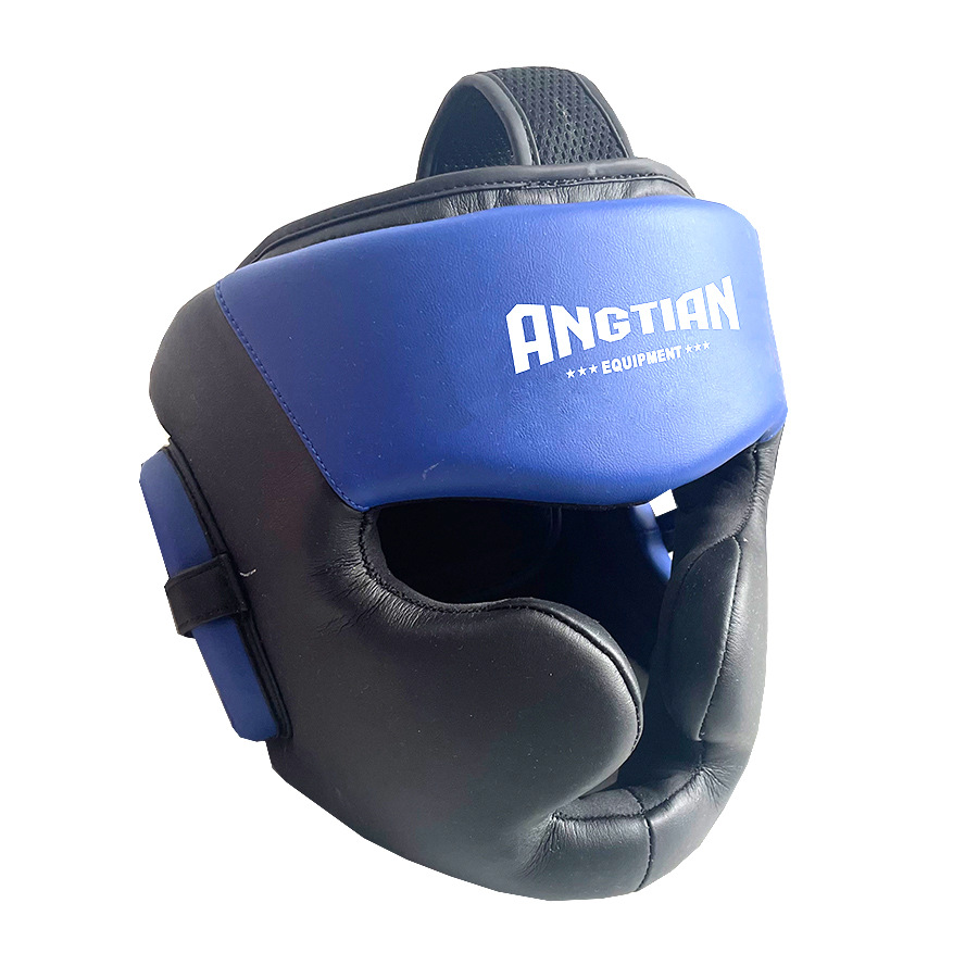 Fábrica Angtian Boxeo Monkey Face Protector de Cabeza Sanda Boxeo Muay Thai Casco Protector
