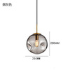 Scandinavian creative ceiling lamp for living room, modern and minimalistic lantern for bed, bar glossy lights, internet celebrity