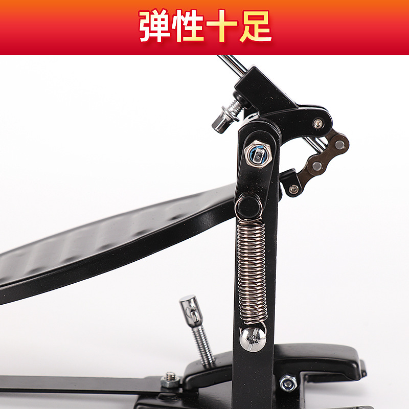 Tambor de piso de aleación de aluminio, soporte de martillo, pedal único, pie, pie, pie, pie, pie, pie, martillo, accesorios de tambor de jazz, pedal