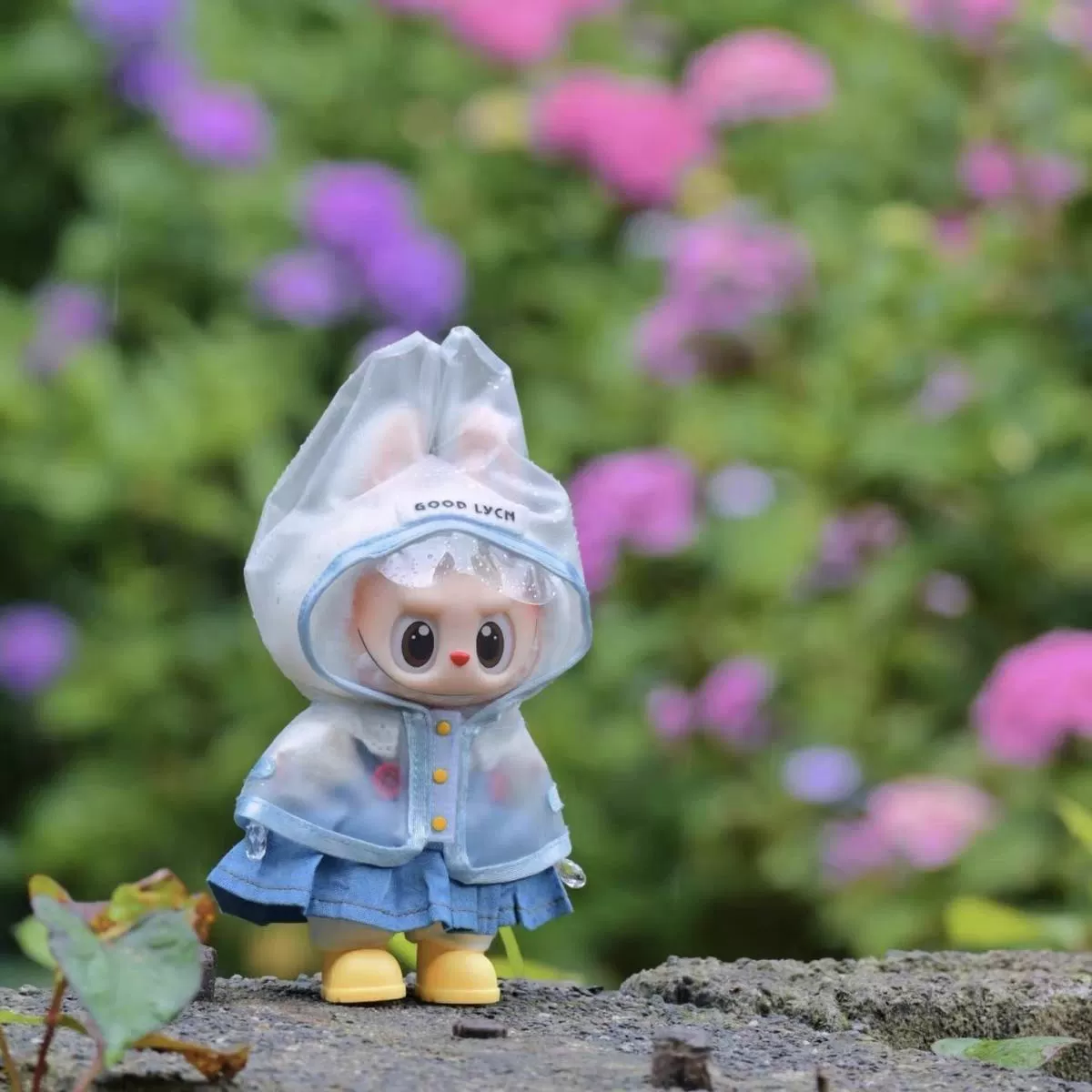 Носите плащ в дождливые дни ~ детская одежда labubu первого и третьего поколения, универсальная одежда labubu, виниловая одежда для кукол