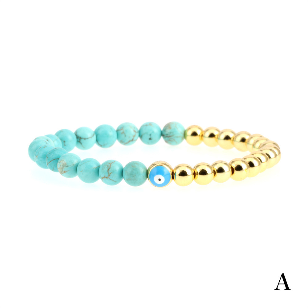 Fashion Eye Copper Enamel Bracelets 1 Piece