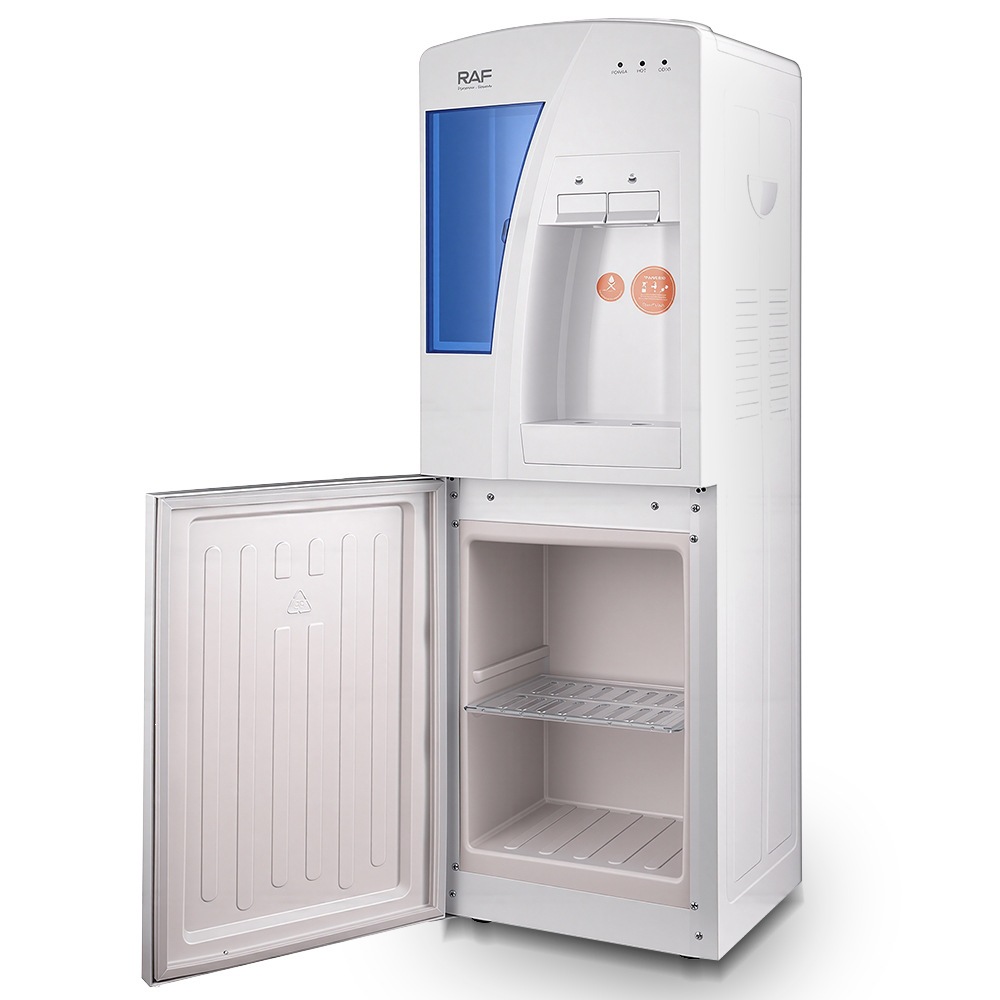Compresor europeo RAF dispensador de agua caliente y caliente dispensador de agua vertical de bebida directa caliente y caliente dispensador de agua vertical doméstico
