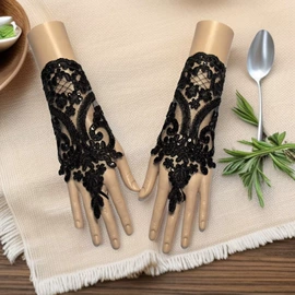 婚庆手套;成人手套;裙撑