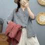 双层夏季新款显瘦衬衫