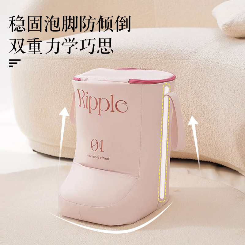 泡脚桶家用便携式可手提一体防倒保温泡脚袋可折叠洗脚盆洗浴神器