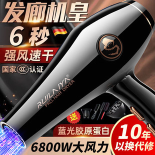 High-Power Quick-Drying Hair Dryer Barber Shop Hot and Cold Air Household Blue Light Negative Ion Hair Salon Special Does Not Hurt Hair Mute