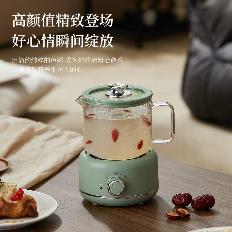 定制养生壶家用多功能全玻璃煮茶器烧水壶小型办公室花茶壶电炖杯|undefined